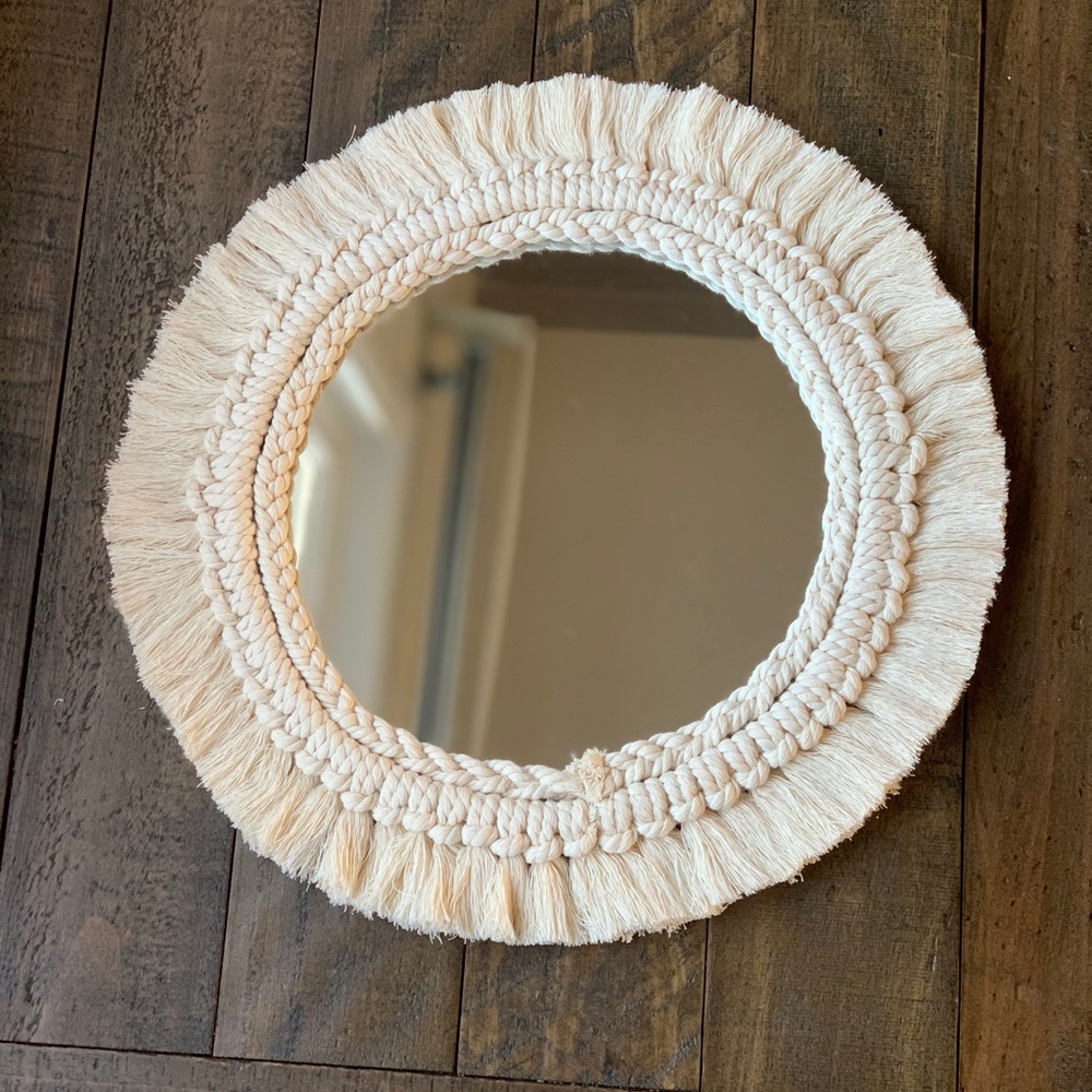 Macrame Mirror Set - Picture 2 of 5